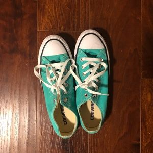 Light Green Converse Shoes